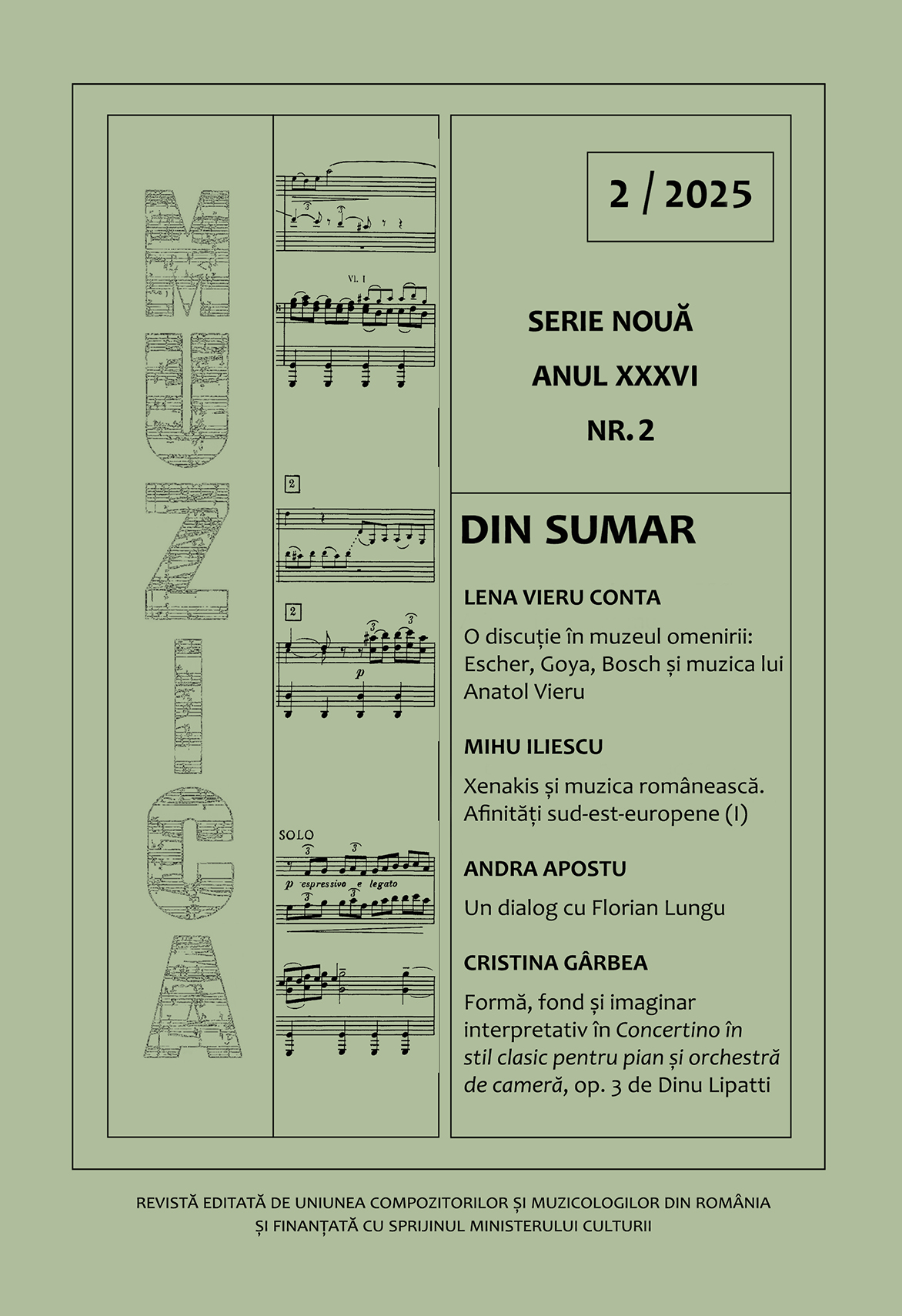 Revista MUZICA nr. 2 / 2025