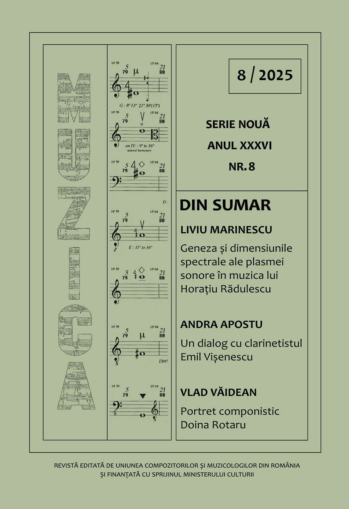Revista MUZICA nr. 8 / 2025